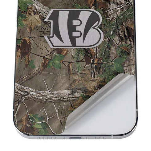 NFL Cincinnati Bengals Realtree Xtra Green Camo iPhone 12 Pro Skin